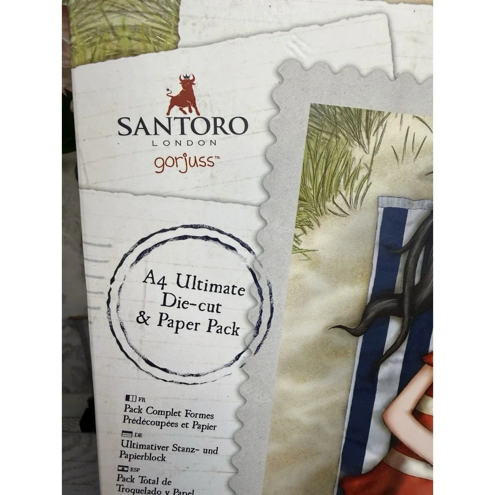 Santoro Gorjuss Tri Fold A4 Ultimate‎ Die Cut and Paper Pack Postal Theme NIB